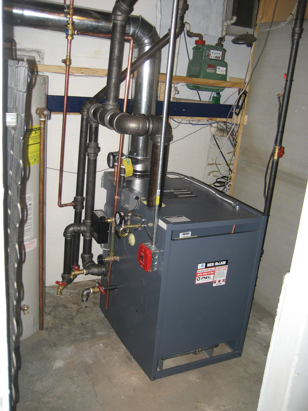 The new boiler