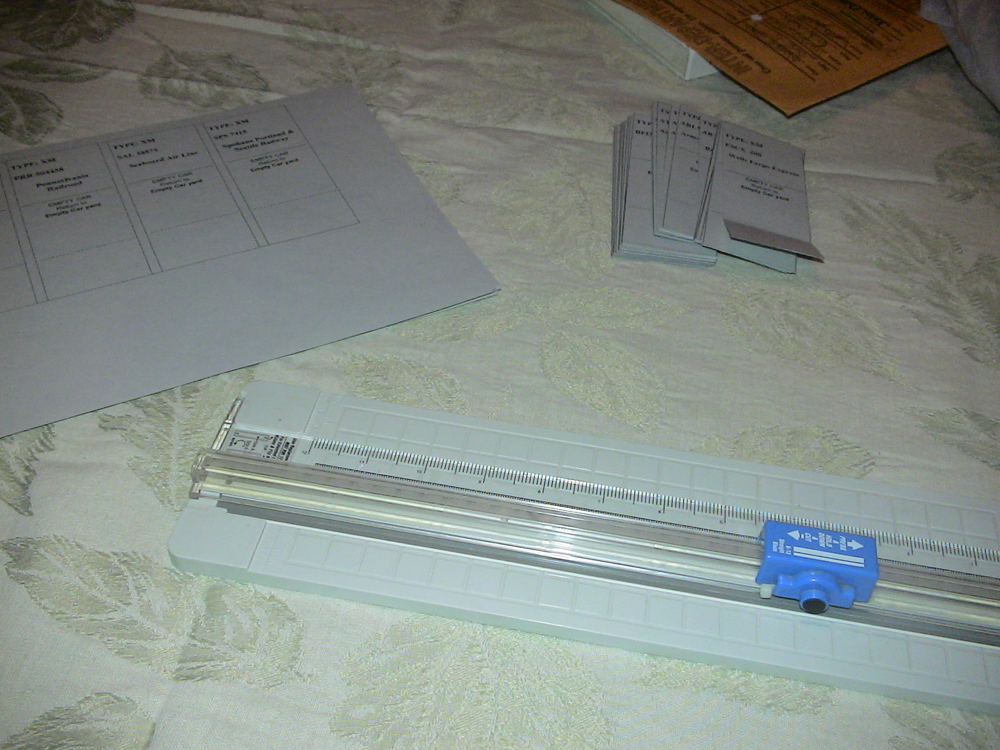 Making the cards